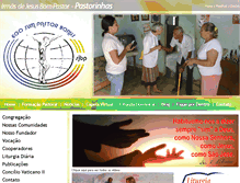 Tablet Screenshot of irmaspastorinhas.com.br